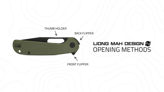 Opening methods for folders. Which is your favorite? - Liong Mah Design