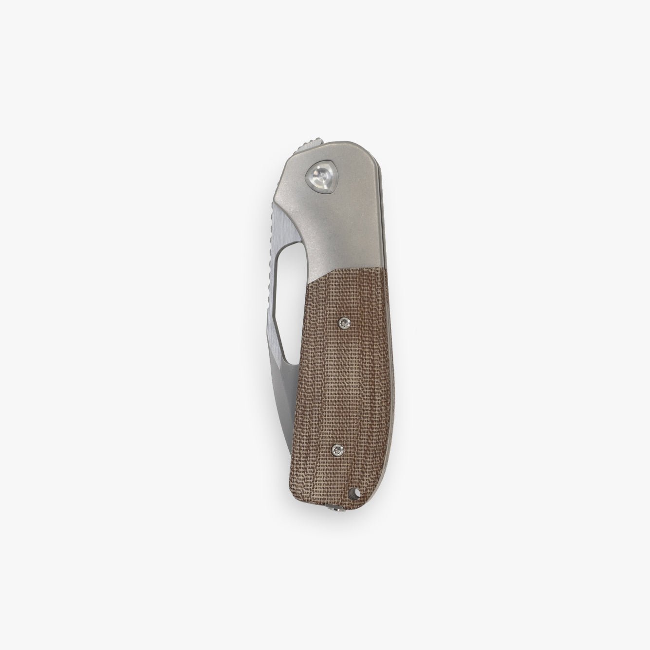 Field Duty Folder - Green Canvas Micarta - Liong Mah Design# - product_type#