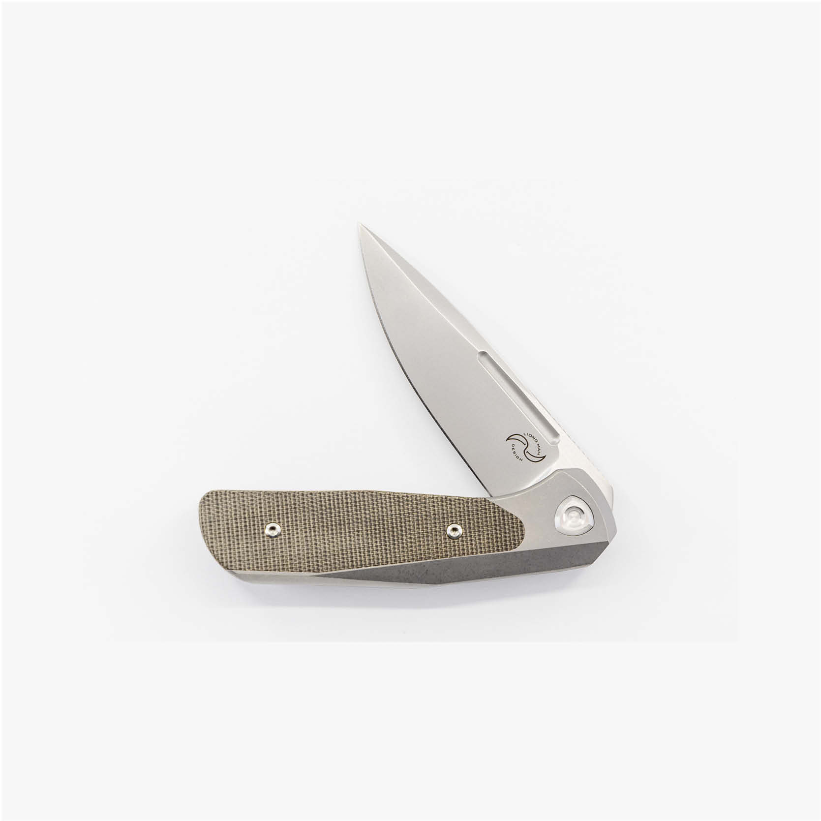 GSD v2 Green Canvas Micarta - Liong Mah Design# - product_type#