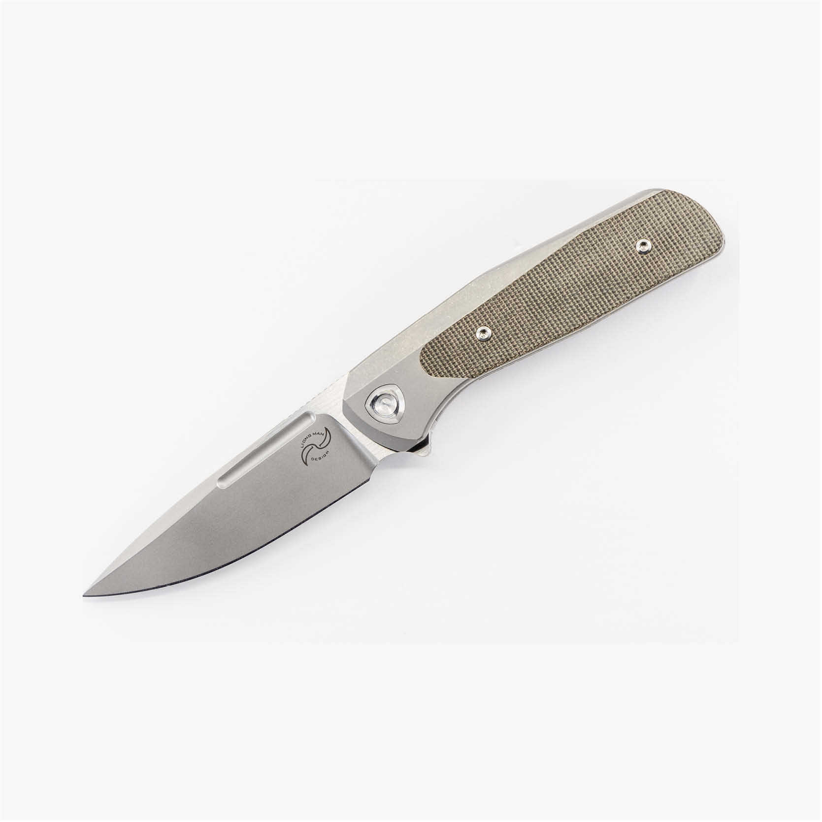 GSD v2 Green Canvas Micarta - Liong Mah Design# - product_type#