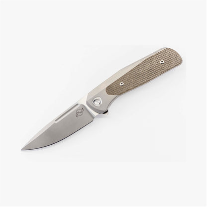 GSD v2 Green Canvas Micarta - Liong Mah Design# - product_type#