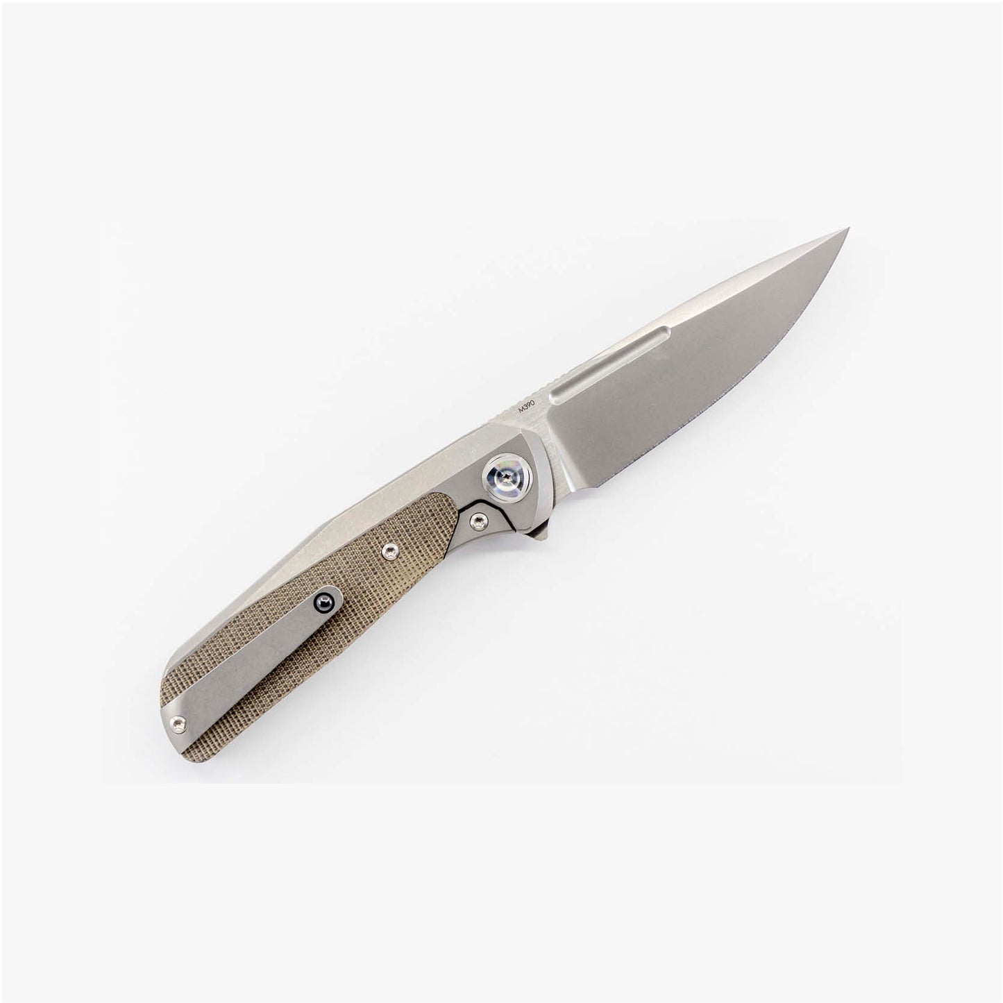 GSD v2 Green Canvas Micarta - Liong Mah Design# - product_type#