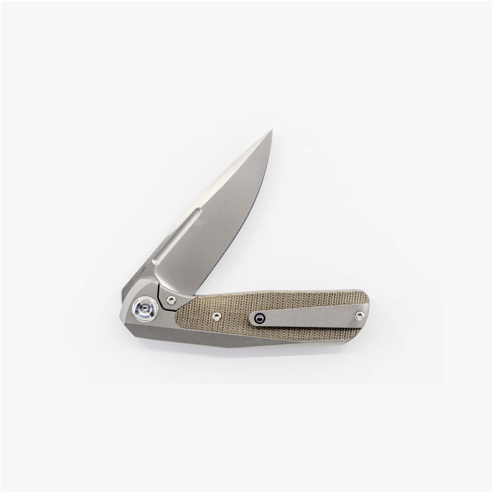 GSD v2 Green Canvas Micarta - Liong Mah Design# - product_type#