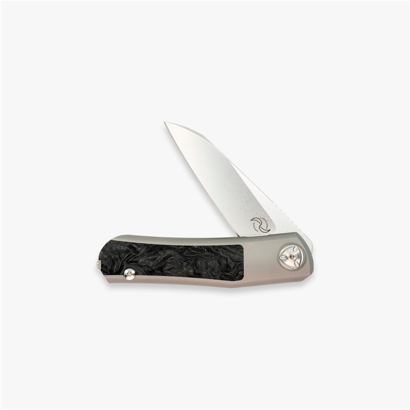 Hawk Marble Carbon Fiber Inlay - Liong Mah Design# - product_type#