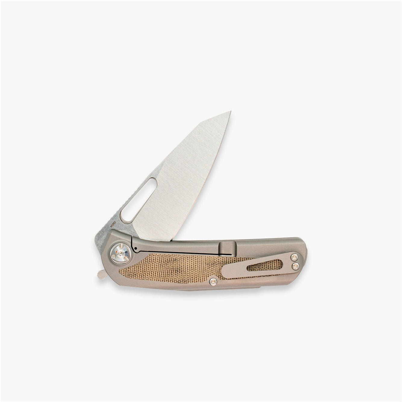 KUF v2 Green Canvas Micarta - Liong Mah Design# - product_type#