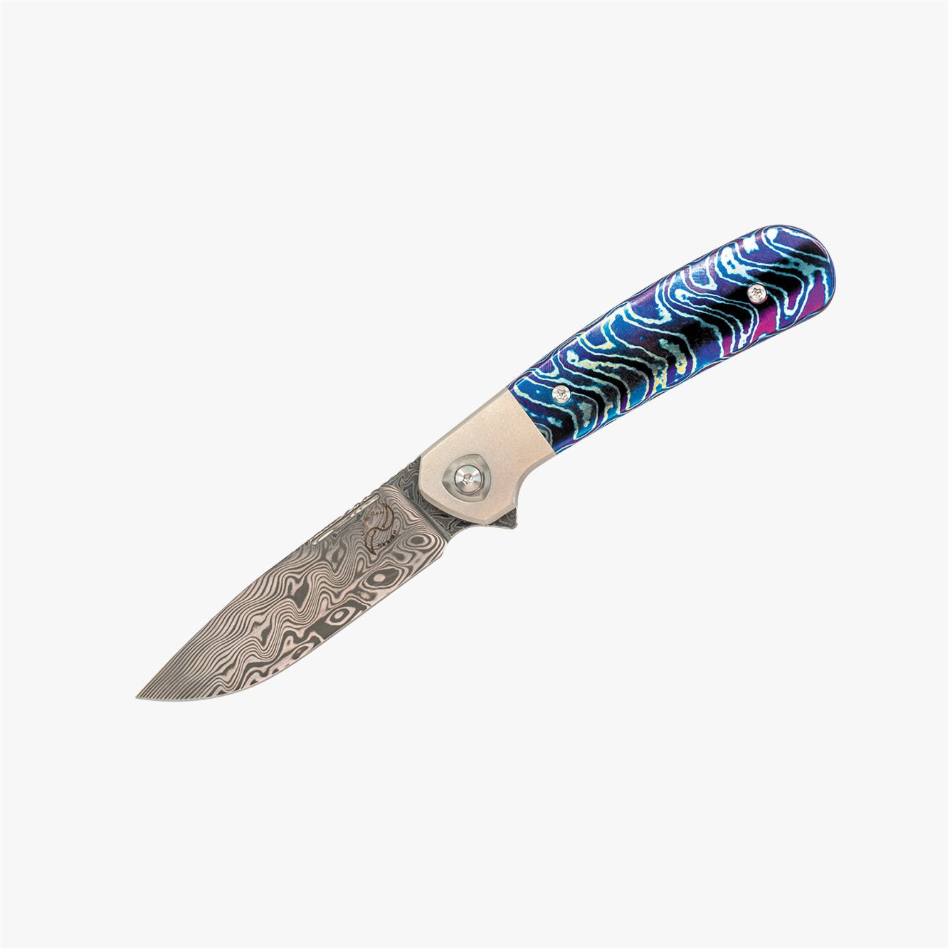 L1 Damascus Mokuti Inlay - Liong Mah Design# - product_type#