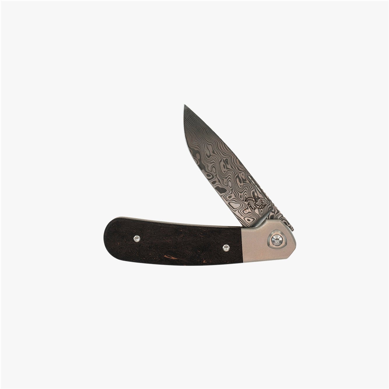 L1 Damasteel Damascus Brain Coral Inlay - Liong Mah Design# - product_type#