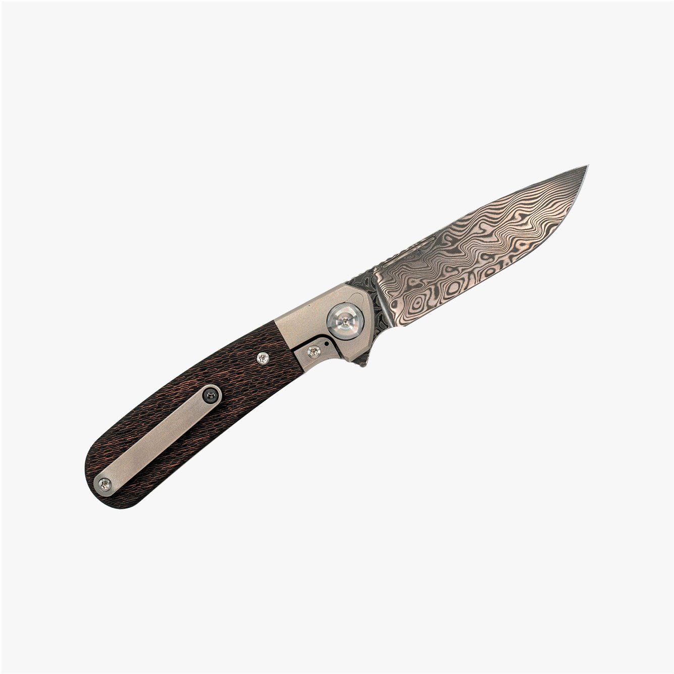 L1 Damasteel Damascus Raindrop Copper Inlay - Liong Mah Design# - product_type#