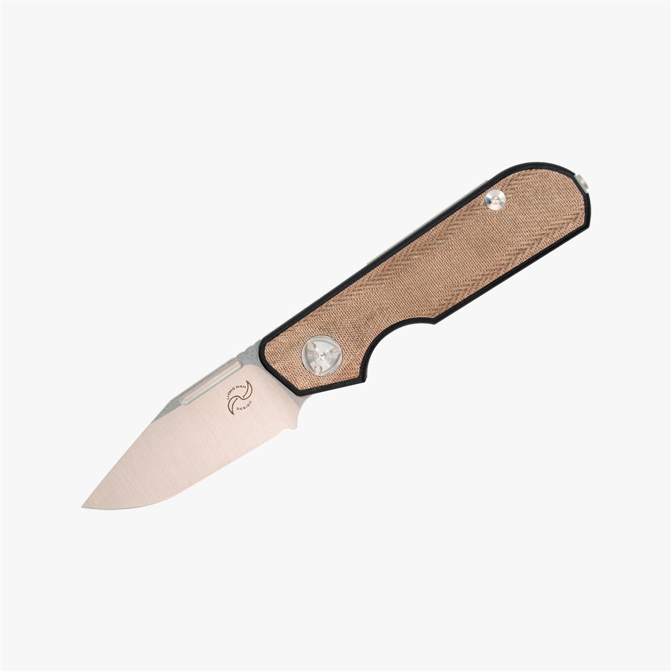 Traveler - Clip Point - Green Micarta - Liong Mah Design# - product_type#