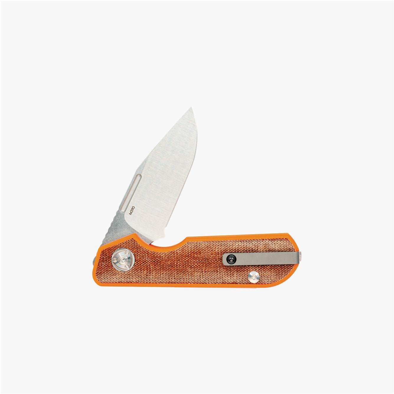 Traveler - Clip point - Natural Micarta - Liong Mah Design# - product_type#