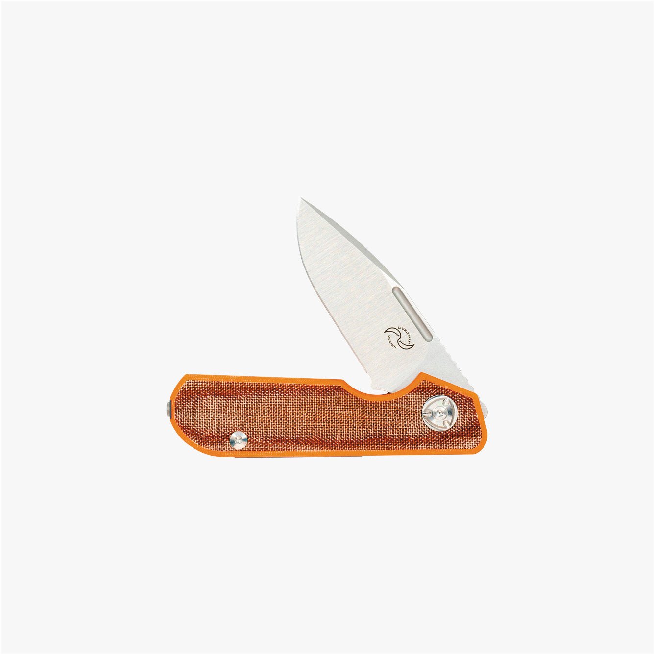 Traveler - Spear Point - Natural Micarta - Liong Mah Design# - product_type#