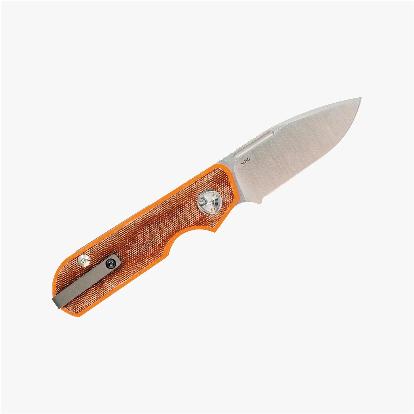 Traveler - Spear Point - Natural Micarta - Liong Mah Design# - product_type#