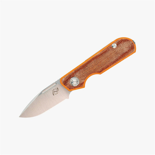 Traveler - Spear Point - Natural Micarta - Liong Mah Design# - product_type#