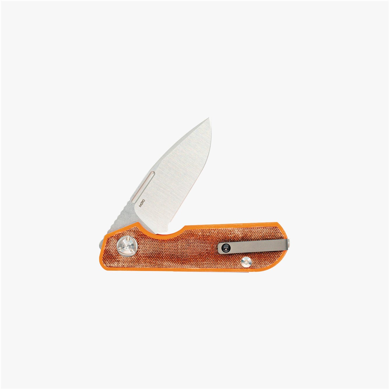 Traveler - Spear Point - Natural Micarta - Liong Mah Design# - product_type#